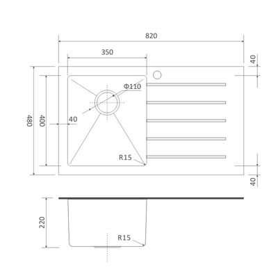 Glass Stainless Steel 32 X 21 Undermount Apron Kitchen Sink